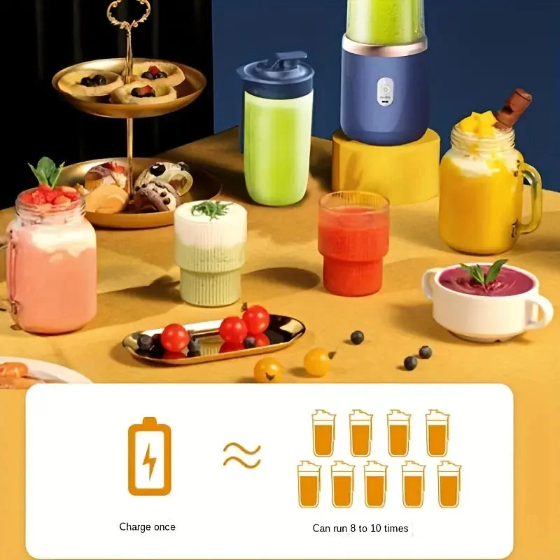 Portable USB Rechargeable Mini Juicer