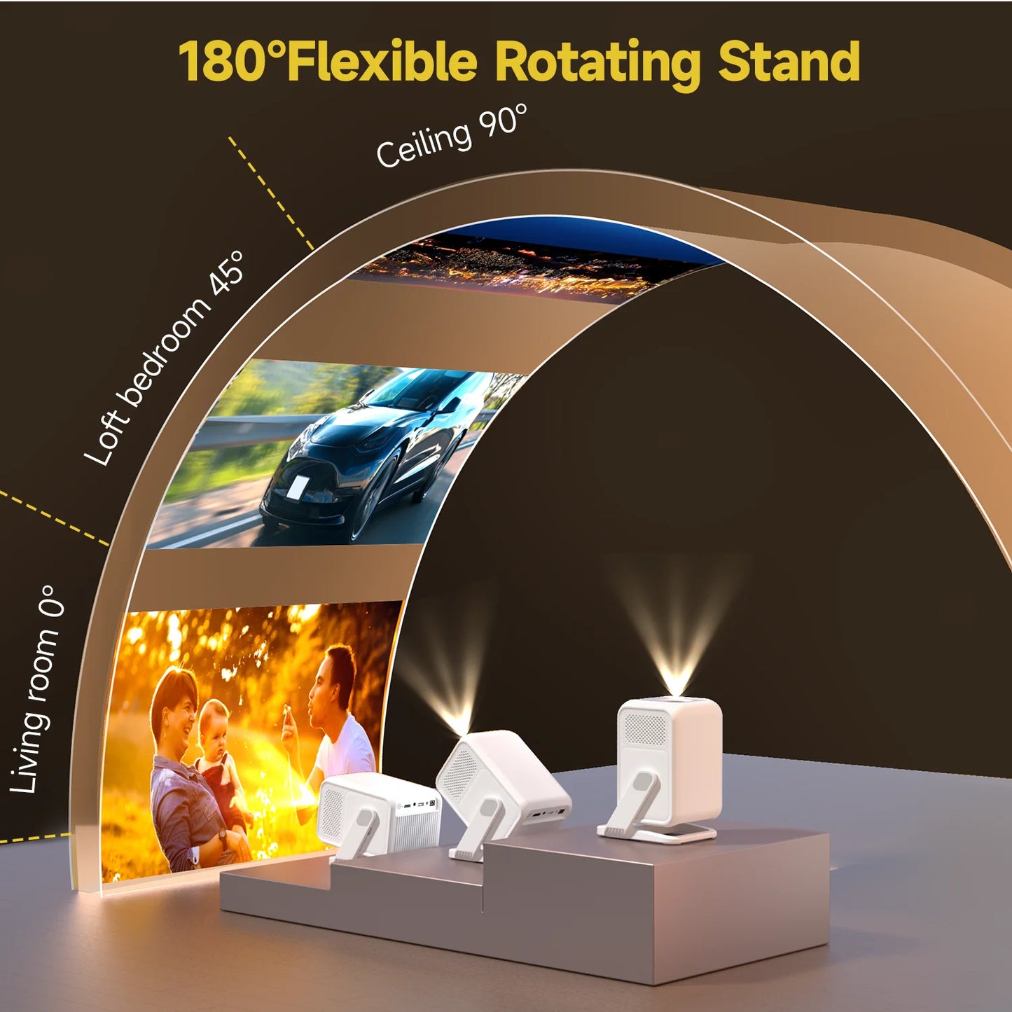 1080P Portable LED Projector