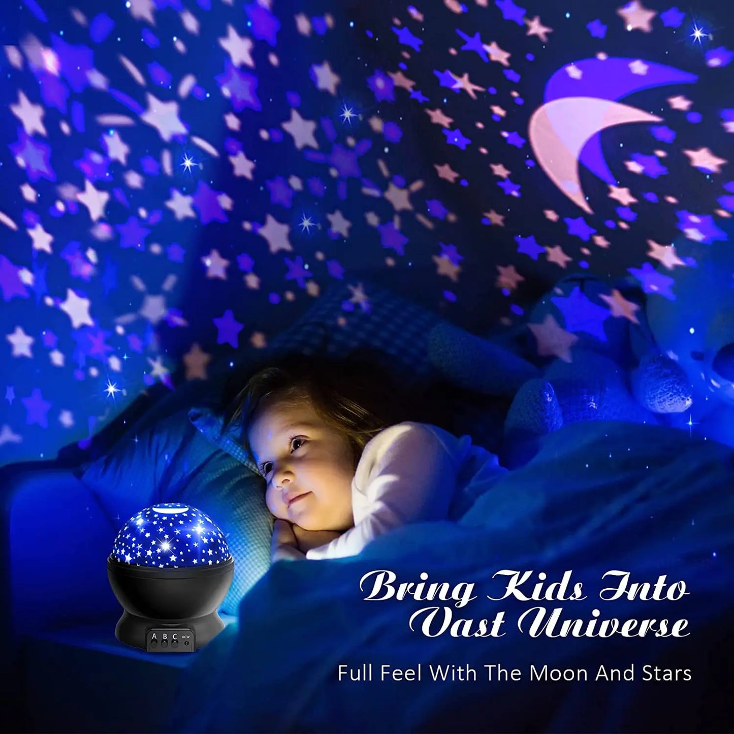 Star Sky Rotating Galaxy Lamp
