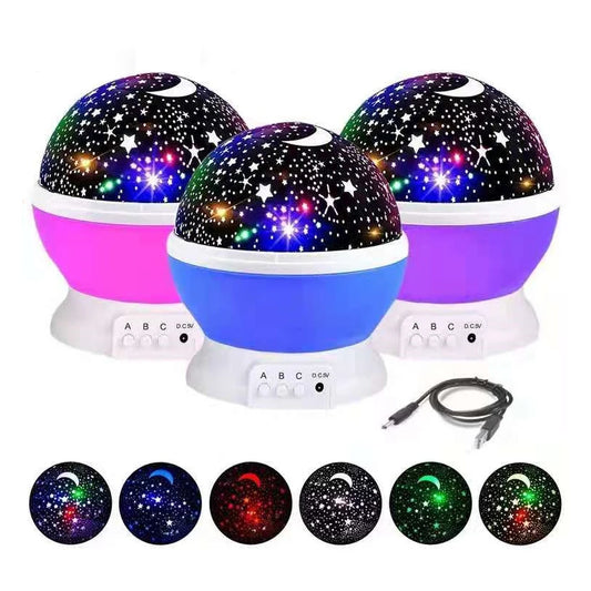 Star Sky Rotating Galaxy Lamp