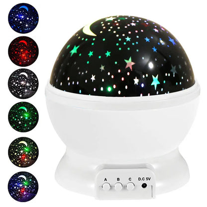 Star Sky Rotating Galaxy Lamp