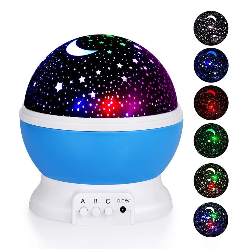 Star Sky Rotating Galaxy Lamp