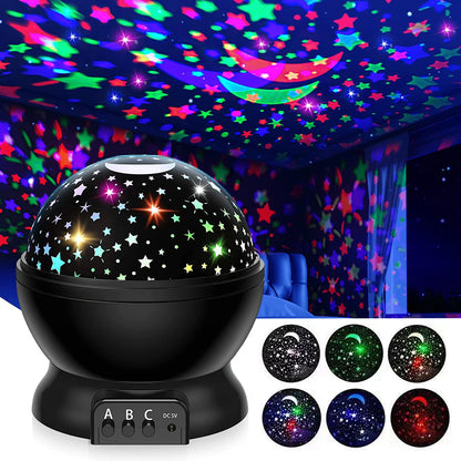 Star Sky Rotating Galaxy Lamp