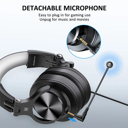 Wired Gaming Headset with Detachable Mic