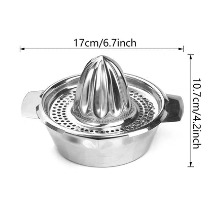 Stainless Steel Manual Lemon & Orange Juicer