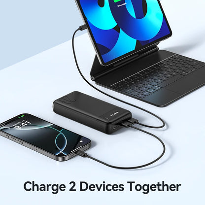 Portable Power Bank 20000mAh with LED Lamp