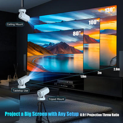 HY300 Pro+ Portable 4K Projector