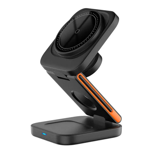 Foldable Magnetic Charger Stand 3-in-1