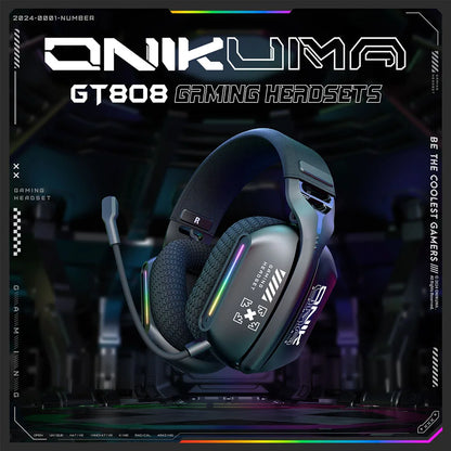 Wireless Gaming Headset with HD Mic