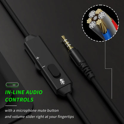 Wired Gaming Headset with Microphone
