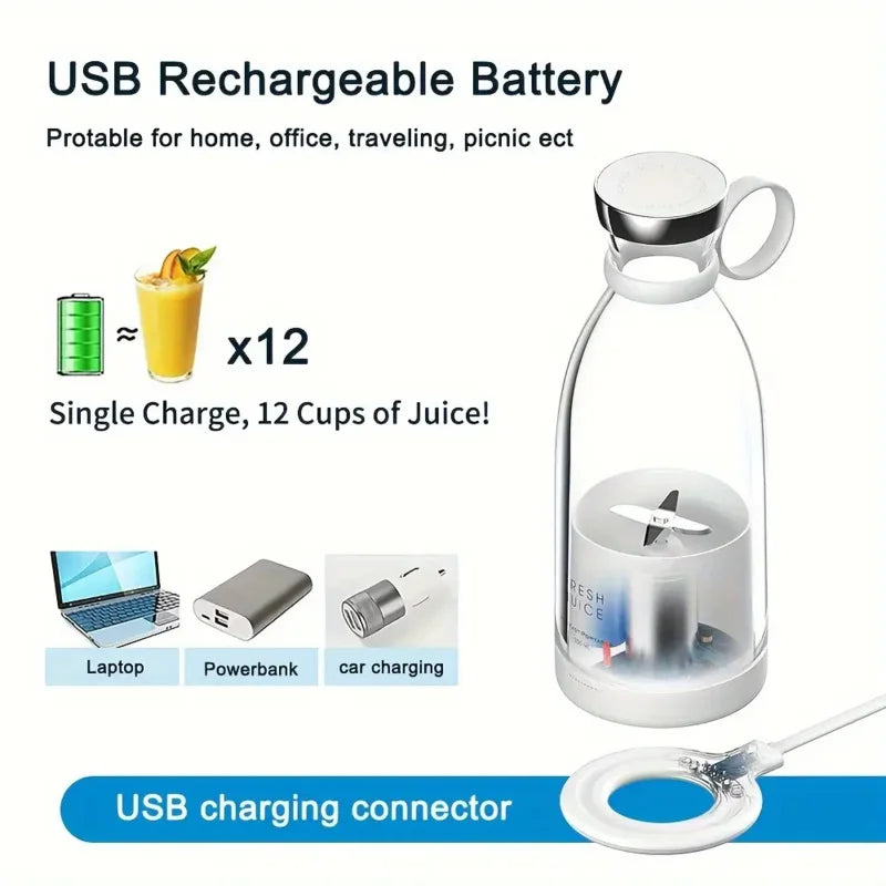 Portable Mini Wireless Fruit Blender