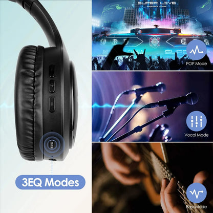 Foldable Wireless Bluetooth Headphones