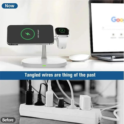 3-in-1 Magnetic Wireless Charging Dock