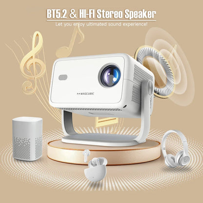 4K Portable Projector with Android 11