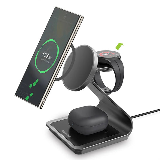 3-in-1 Magnetic Wireless Charging Station