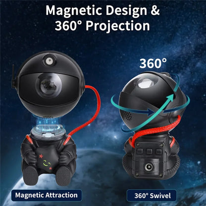 Astronaut Star Projector Galaxy Light