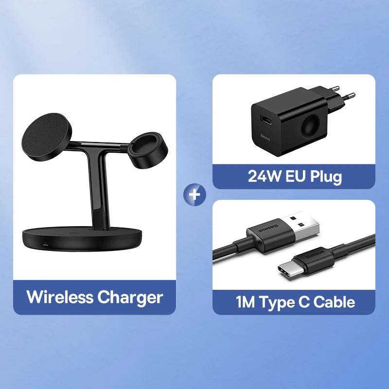 3-in-1 Magnetic Wireless Charger