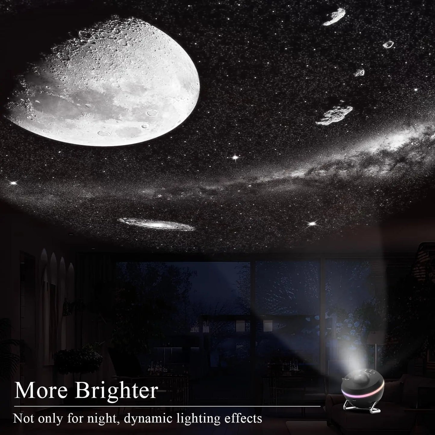 13-in-1 4K HD Rotating Star Projector