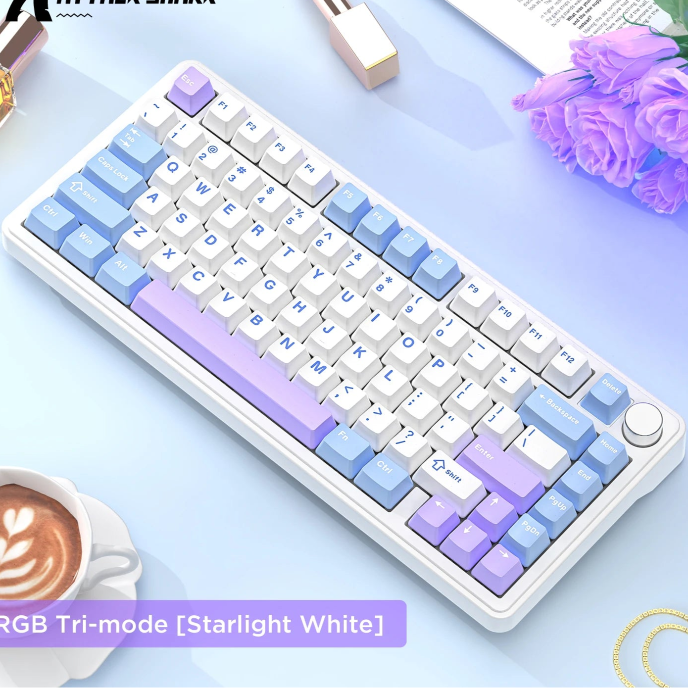 Tri-Mode Wireless RGB Mechanical Keyboard