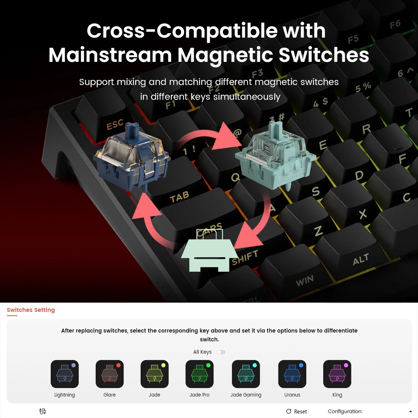 75% RGB Wired Gaming Mechanical Keyboard