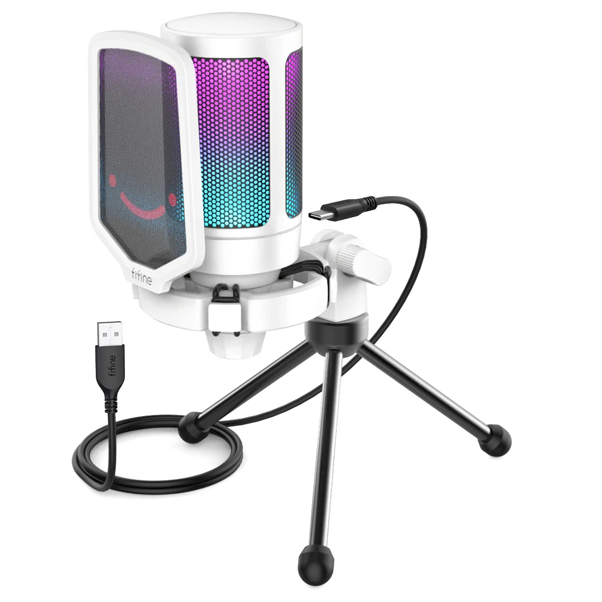 USB RGB Condenser Gaming Microphone