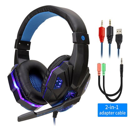 Wired Gaming Headset with LED Lights