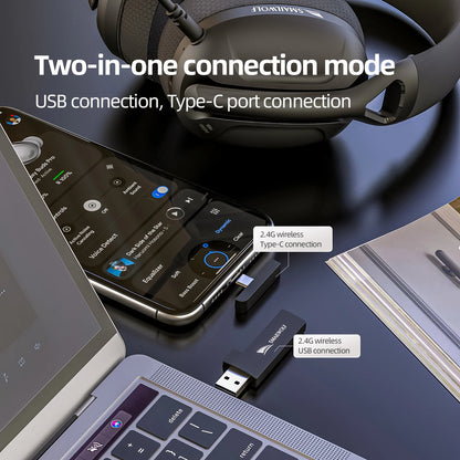 Wireless Three-Mode Gaming Headset