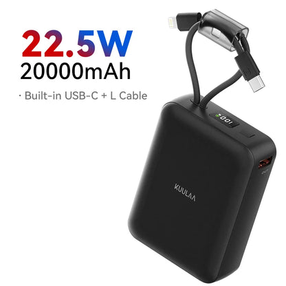 Power Bank 20000mAh with LED Lamp