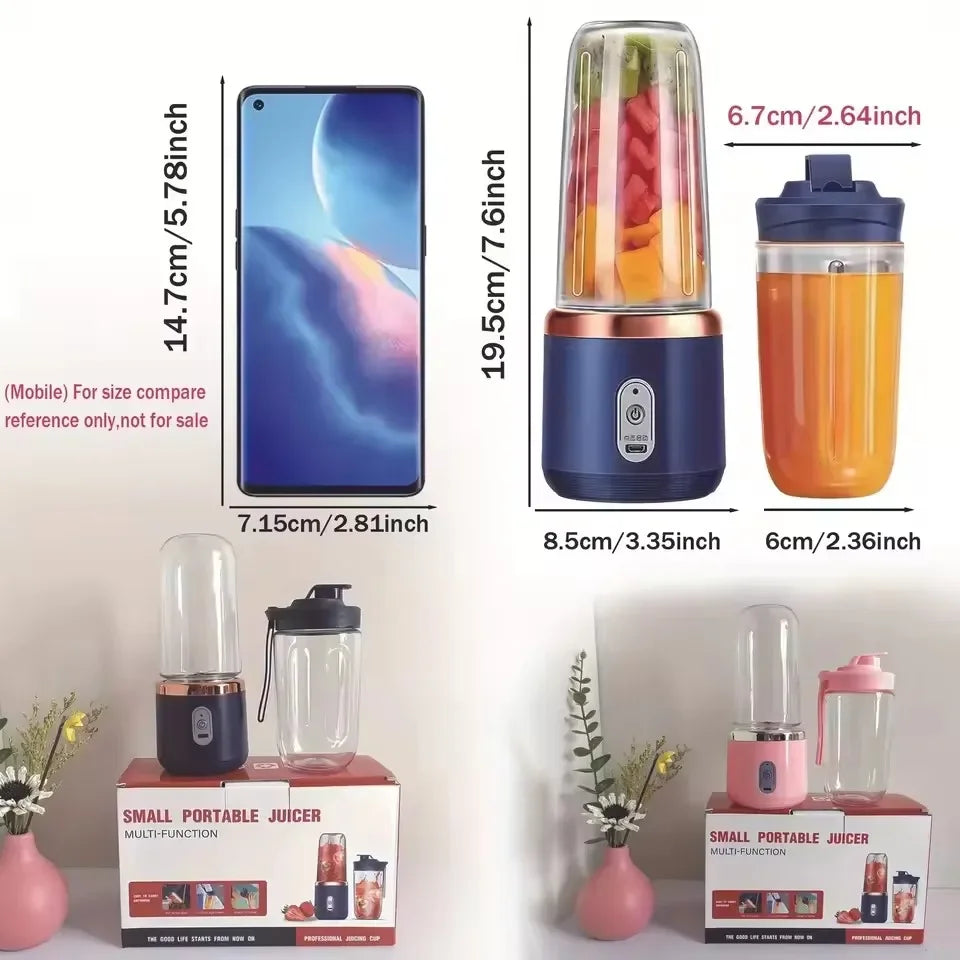 Dual-Cup Portable Juicer & Mixer
