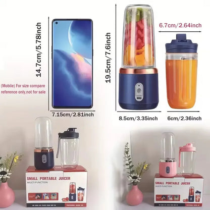Dual-Cup Portable Juicer & Mixer