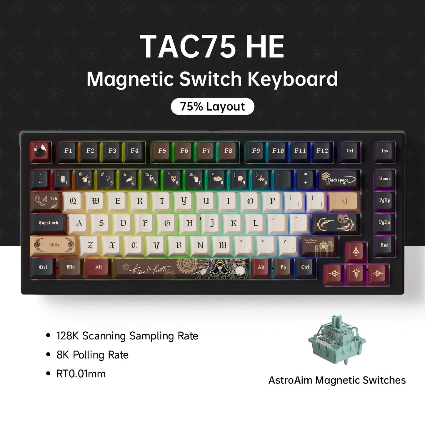 75% RGB Wired Gaming Mechanical Keyboard