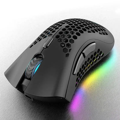 BM600 Wireless RGB Honeycomb Gaming Mouse