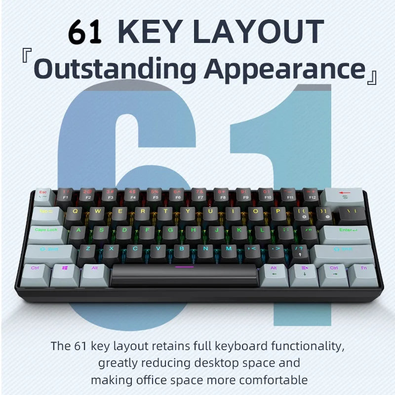 60% RGB Wired Mechanical Keyboard
