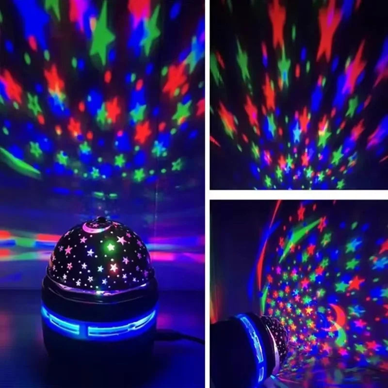 LED Starry Sky Rotating Projector Light
