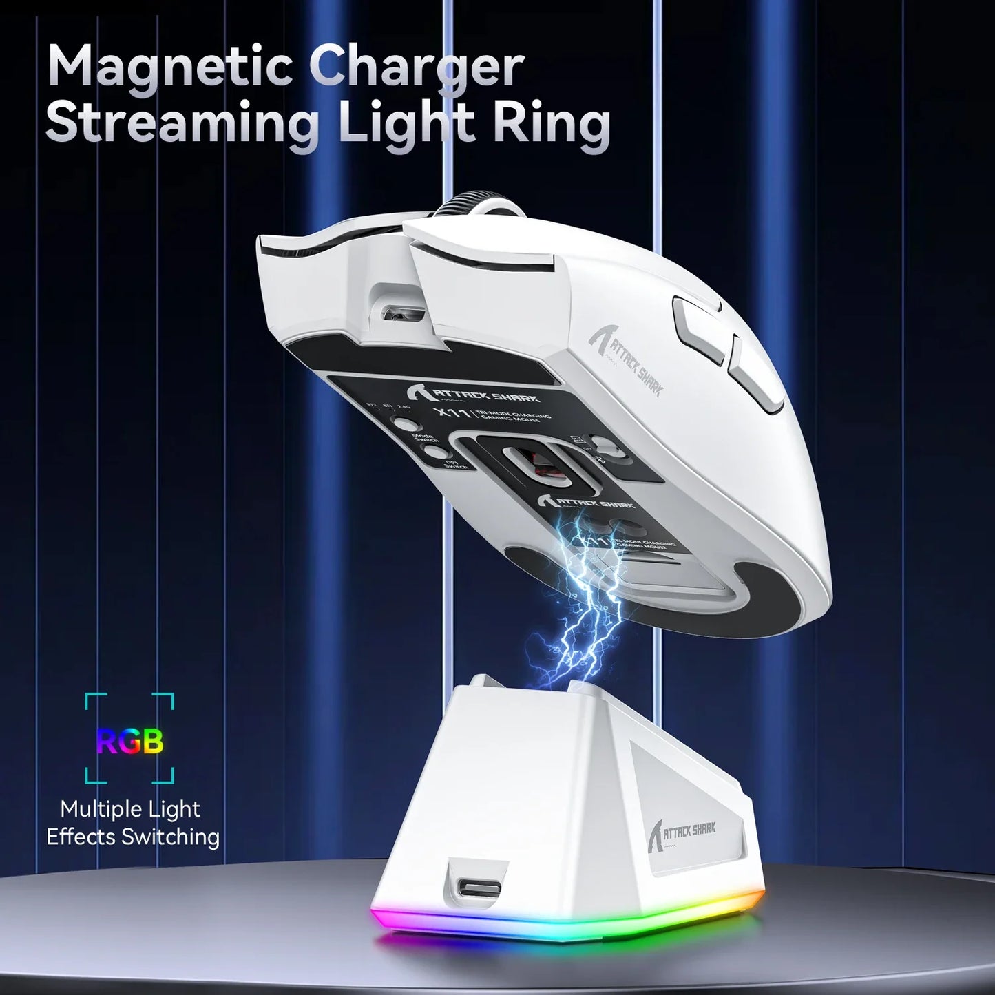 Attack Shark X11 Wireless RGB Gaming Mouse