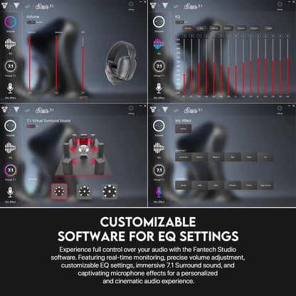 Wireless Gaming Headset with Surround Sound