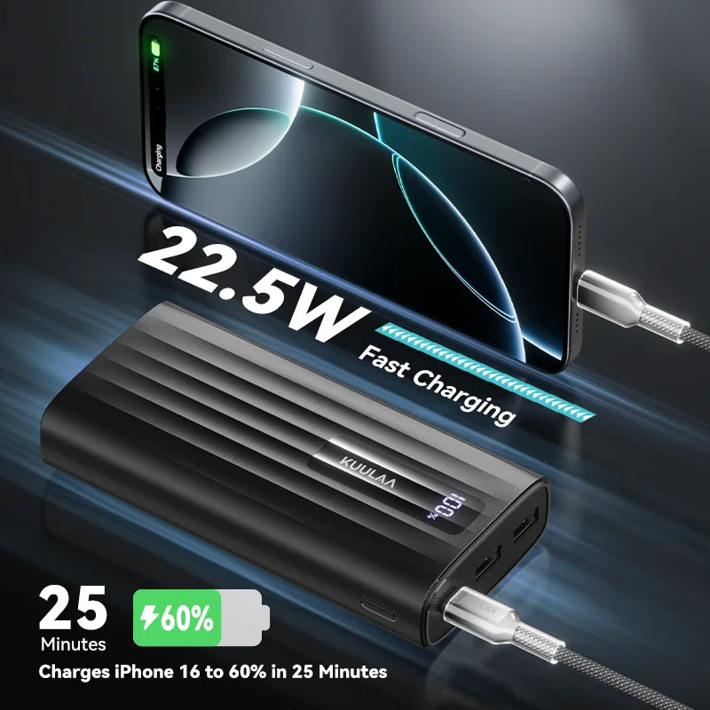Portable Power Bank with Fast Charging