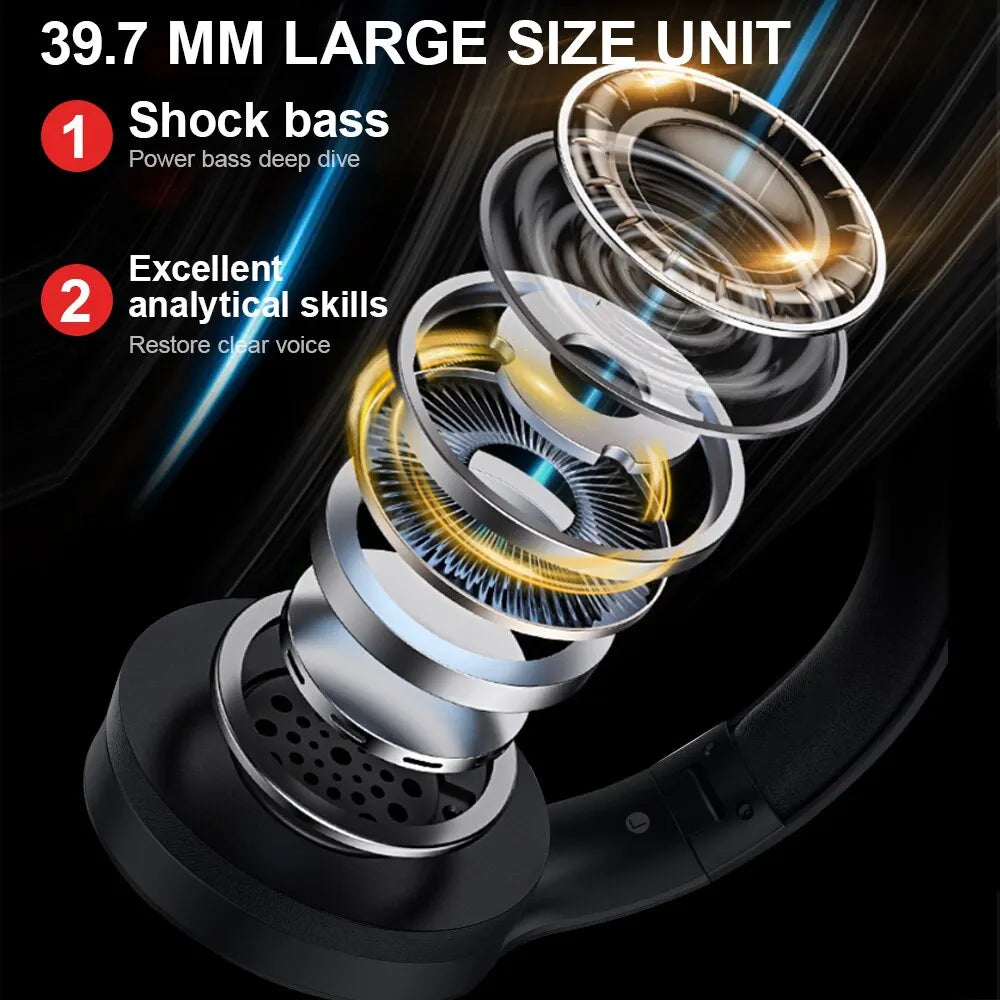Foldable Wireless Bluetooth Headphones