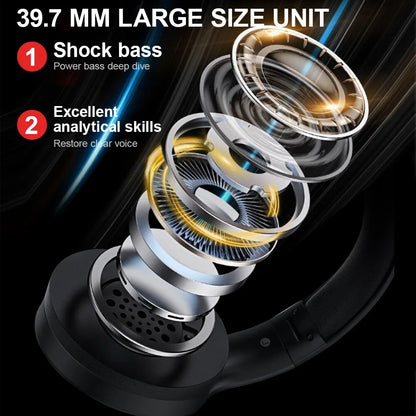 Foldable Wireless Bluetooth Headphones