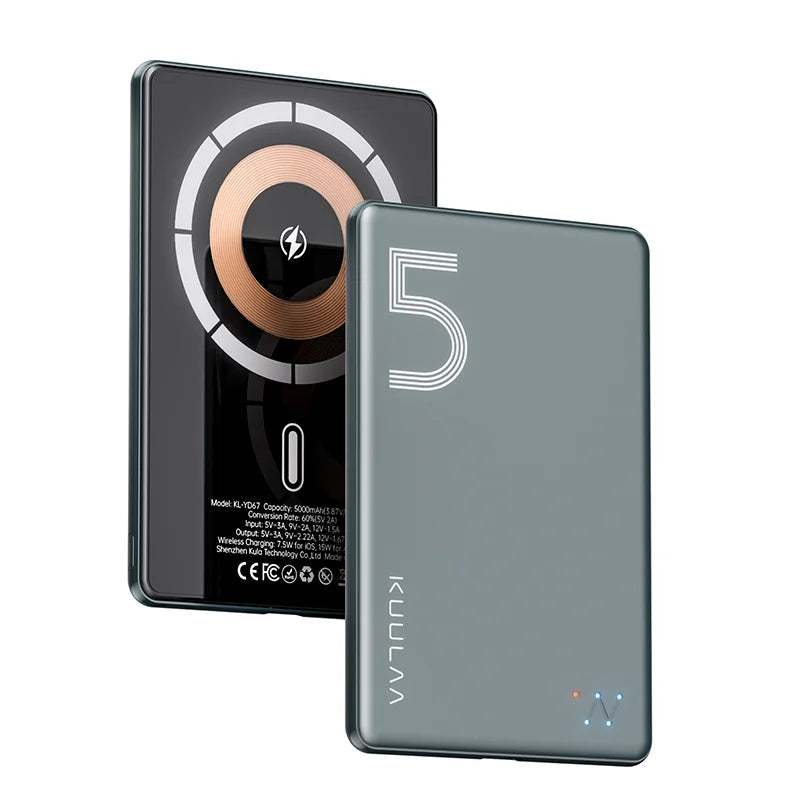 Magnetic Wireless Power Bank 5000mAh