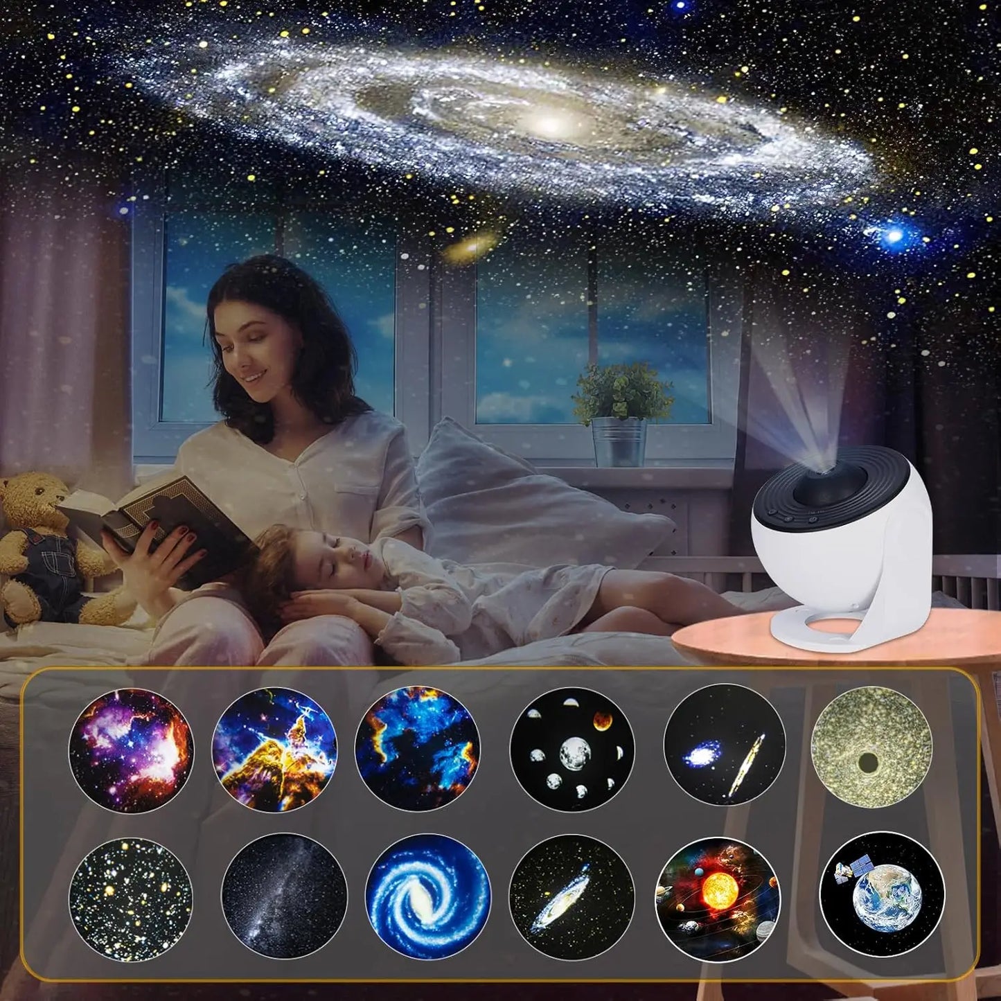 HD Star Projector Night Light