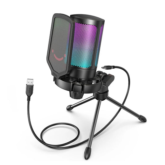 USB RGB Condenser Gaming Microphone