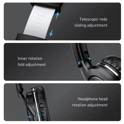 Foldable Wireless Bluetooth Headphones