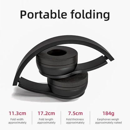 Foldable Wireless Bluetooth Headphones