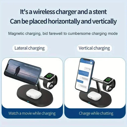3-in-1 Magnetic Wireless Charging Dock