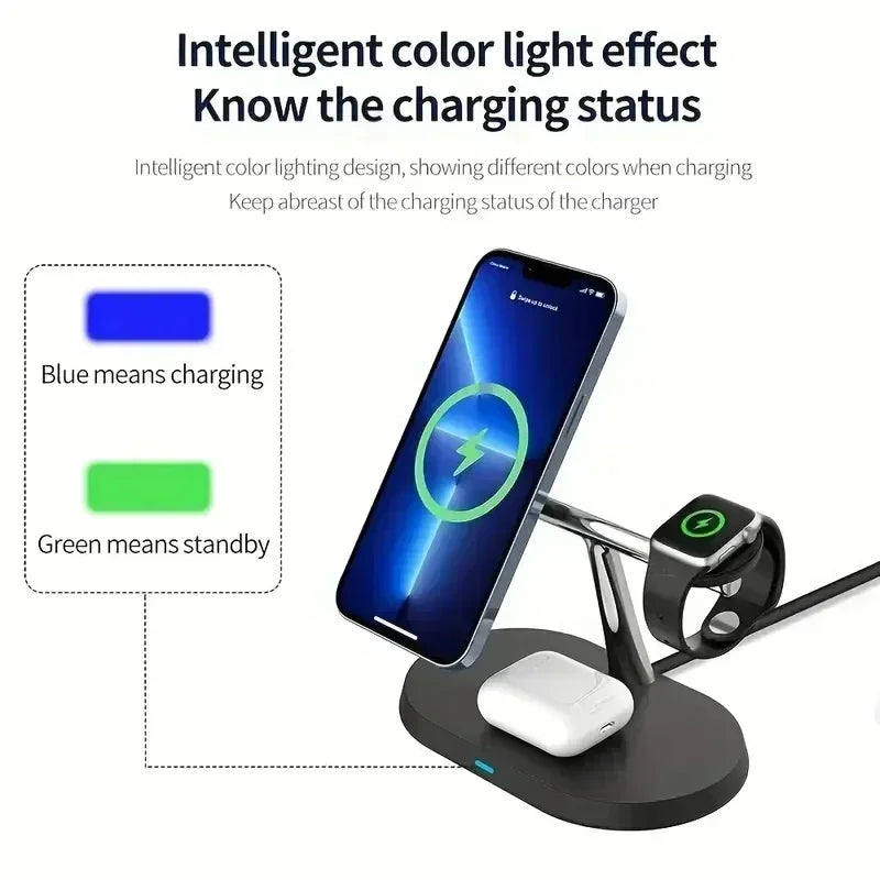 3-in-1 Magnetic Wireless Charging Dock