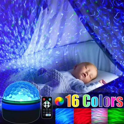 LED Starry Sky Rotating Projector Light