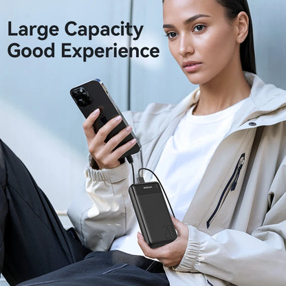 Portable Power Bank 20000mAh with LED Lamp
