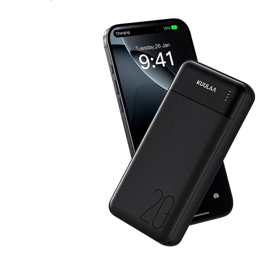Portable Power Bank 20000mAh with LED Lamp