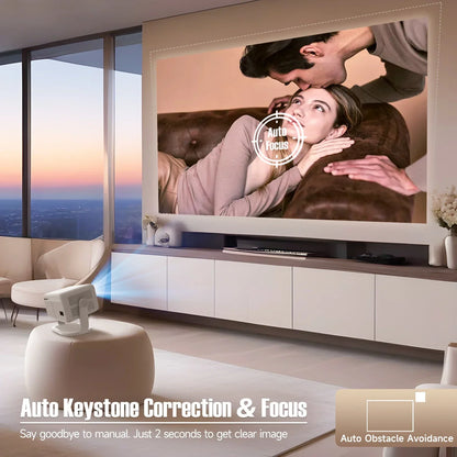 4K Portable Projector with Android 11